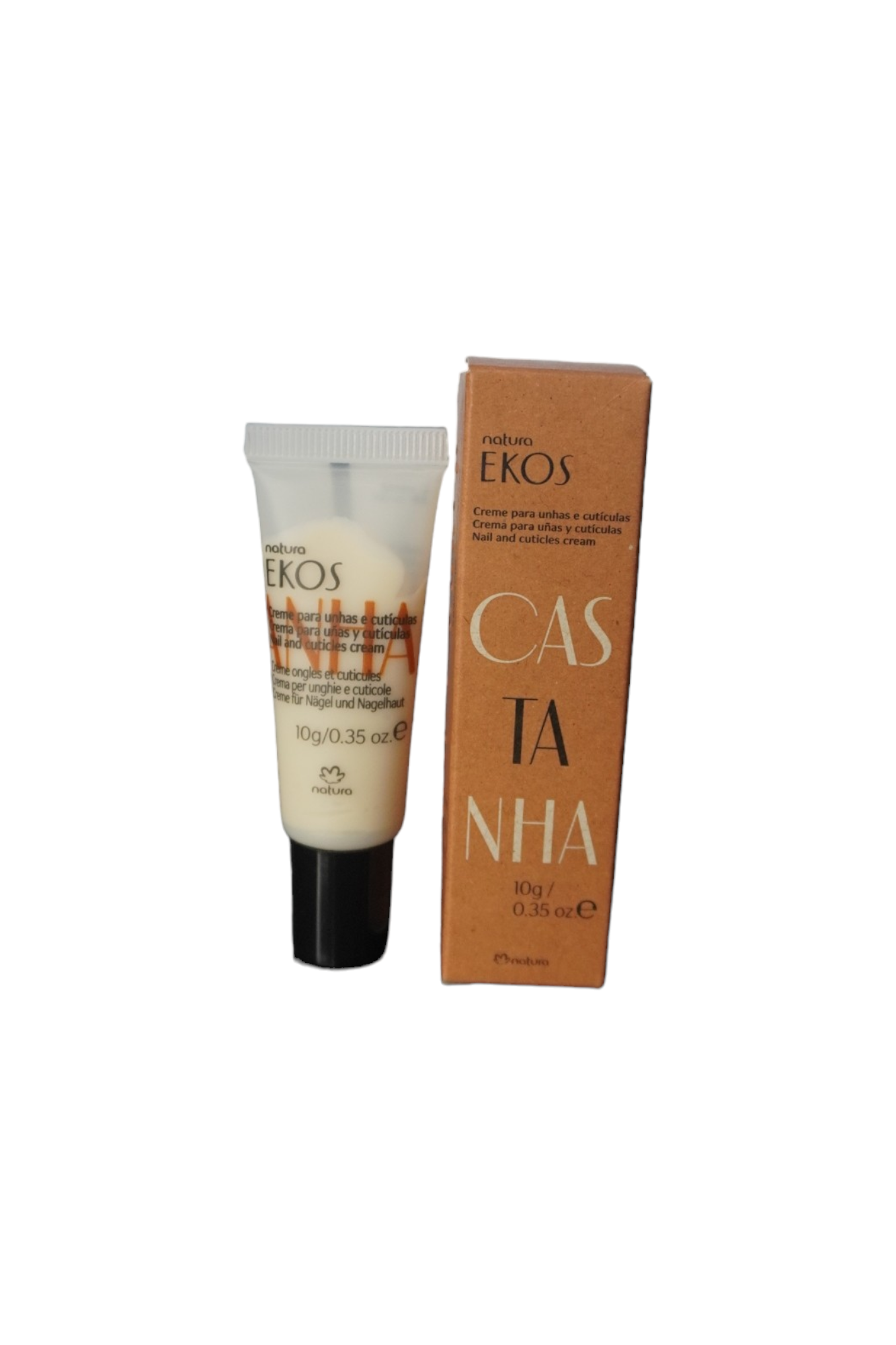 Natura Ekos Castaña Crema Para Uñas Y Cuticulas 10g