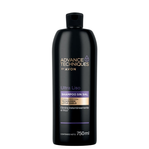 Avon Advance Techniques Ultra Liso Shampoo Sin Sal 750ml