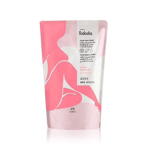 Natura Tododia Crema Corporal Frutas Rojas 400ml Repuesto