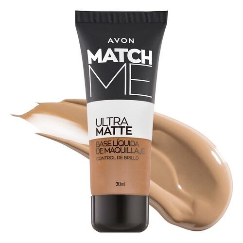 Avon Match Me Ultra Matte Base Liquida De Maquillaje Medium Beige