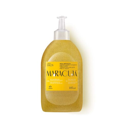 Natura Ekos Jabon Liquido Exfoliante Corporal Maracuya Repuesto 185 Ml
