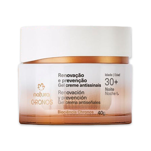 Natura Chronos Gel Crema Antiseñales Renovacion Y Prevencion 30+ Noche 40 G