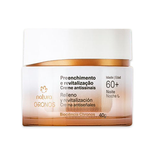 Natura Chronos Crema Antiseñales Relleno Y Revitalizacion 60+ Noche 40g