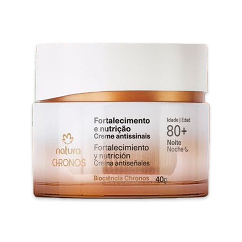 Natura Chronos Crema Antiseñales Fortalecimiento Y Nutricion 80+ Noche 40 G