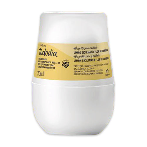 Natura Tododia Roll On Limon Siciliano Y Flor De Gardenia 70ml
