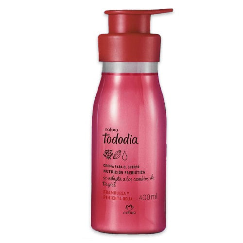 Natura Tododia Crema Corporal Frambuesa y Pimienta Roja 400ml