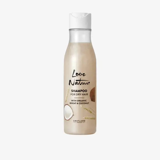 Oriflame Love Nature Shampoo para Cabello Seco con Trigo y Coco Orgánicos Orgánico 250ml