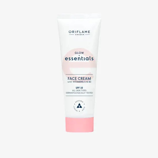 Oriflame Glow Essentials Crema Facial con Vitamina E & B3 SPF10 50ml
