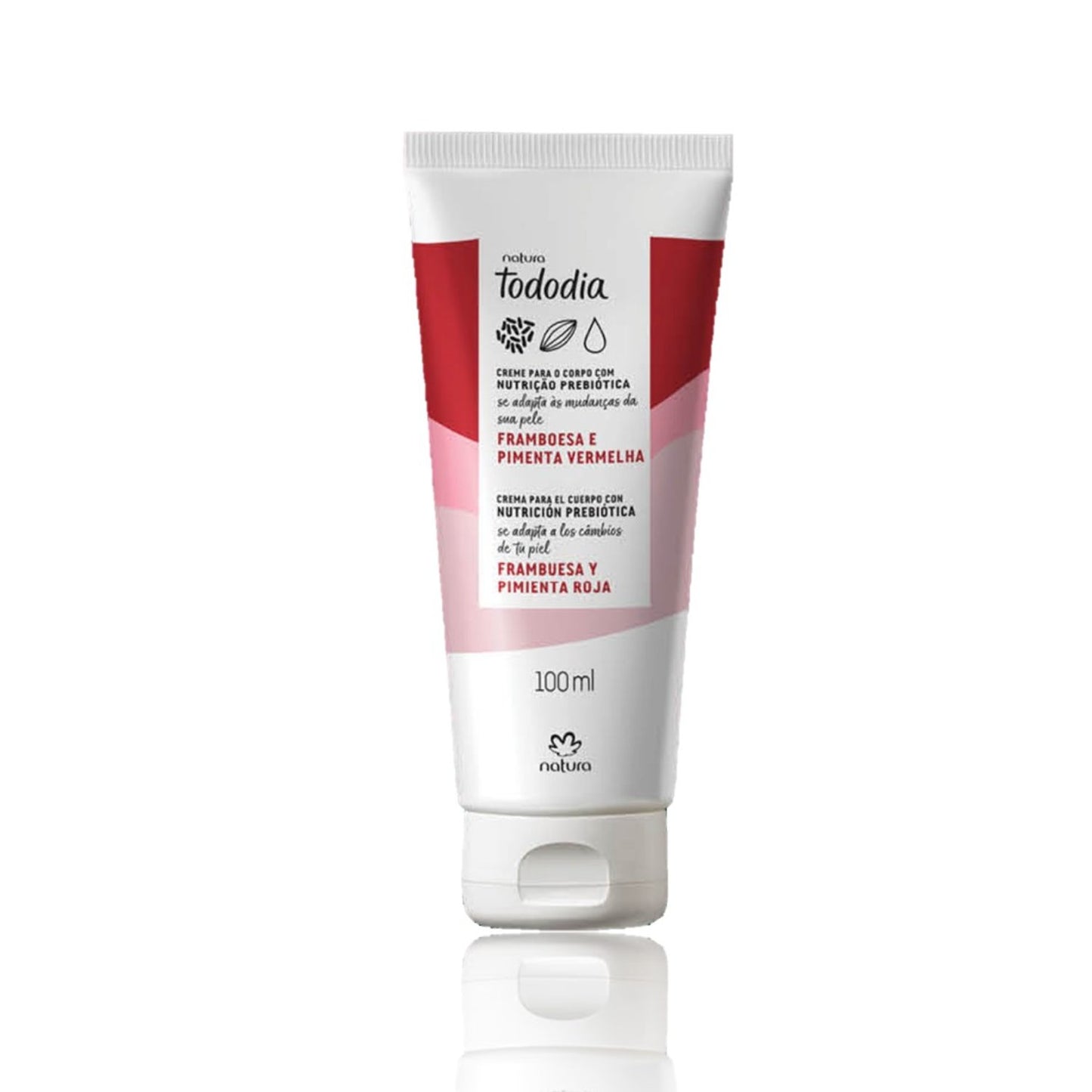 Natura Tododia Crema Corporal Frambuesa y Pimienta Roja 100ml