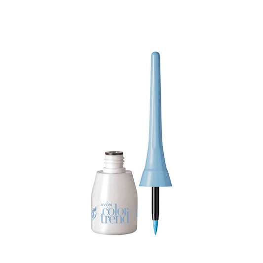 Avon Color Trend Delineador Liquido Para Ojos Azul Pastel 3ml