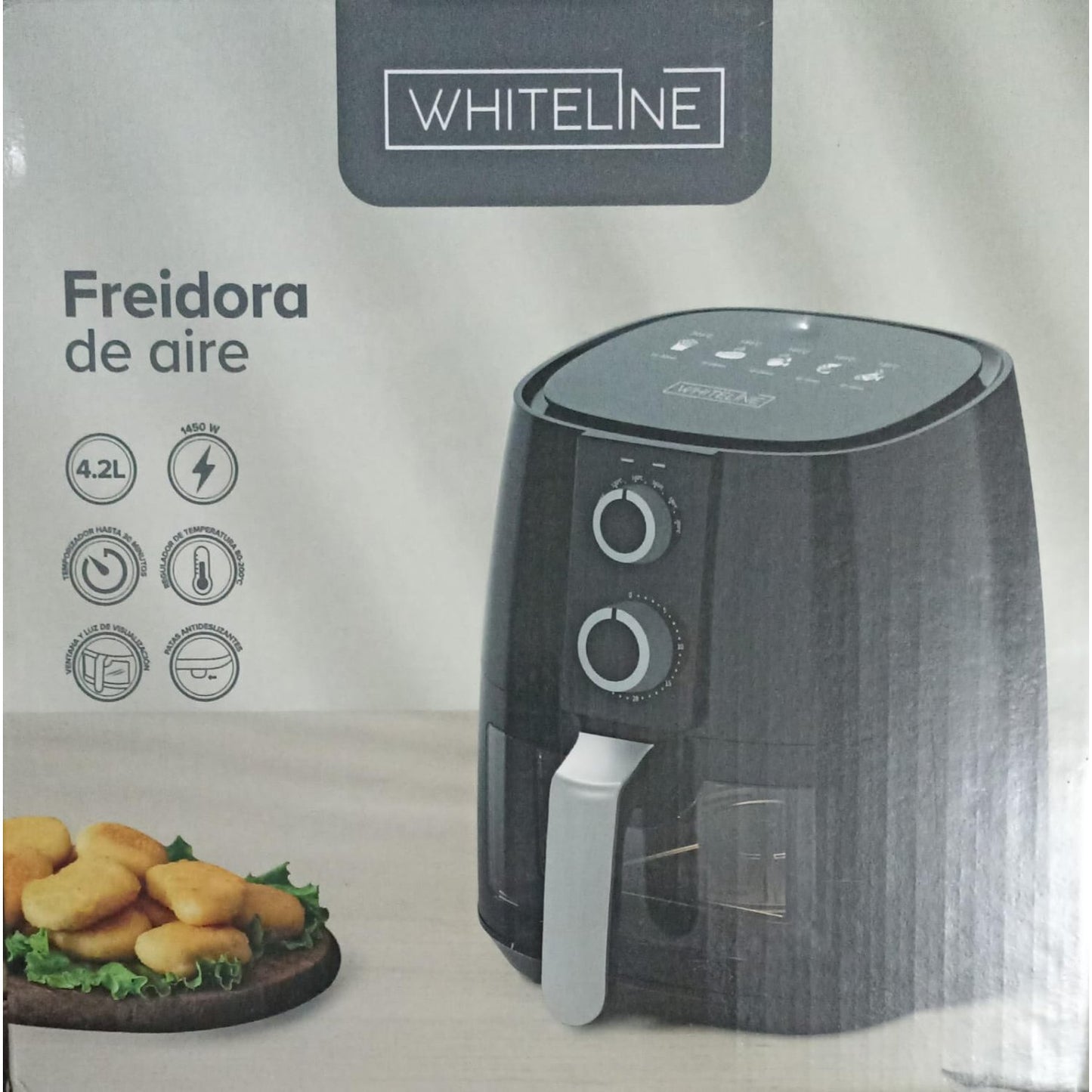 Whiteline Freidora de Aire 4.2L 1450W