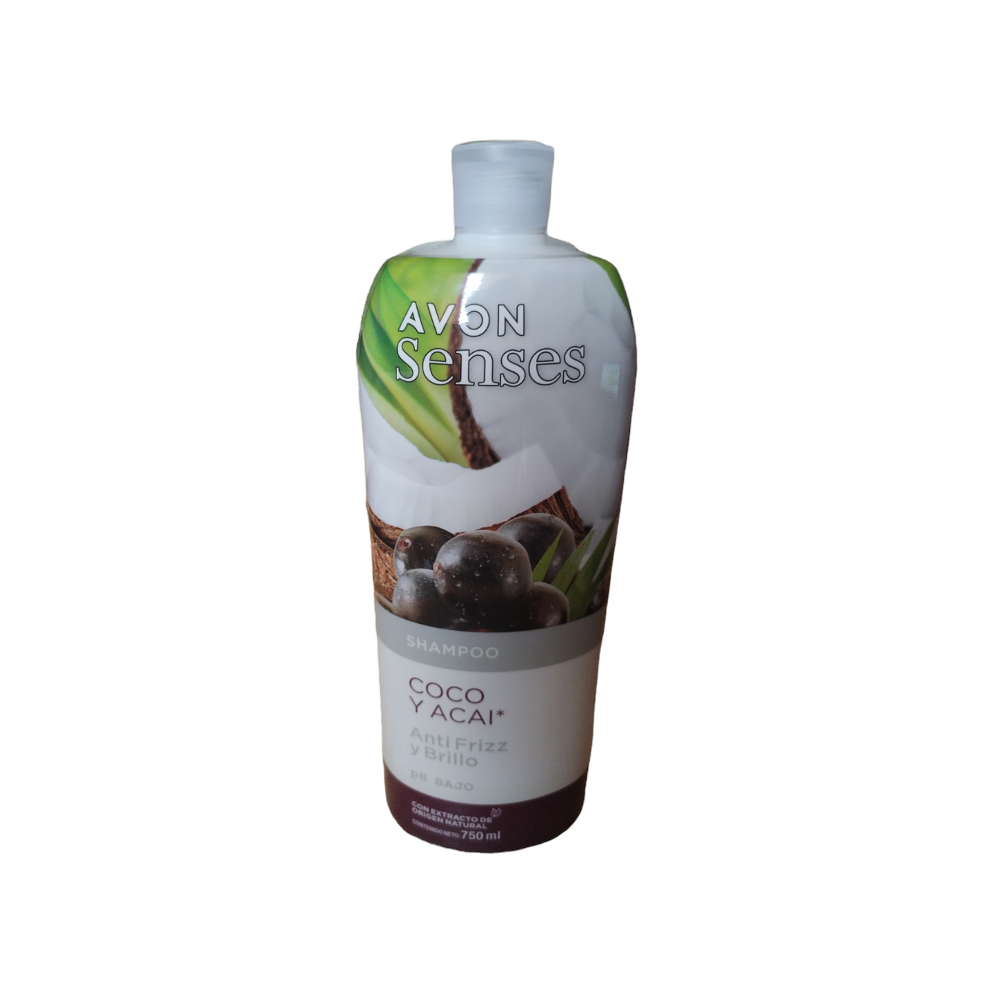 Avon Senses Shampoo Coco Y Acai 750 Ml