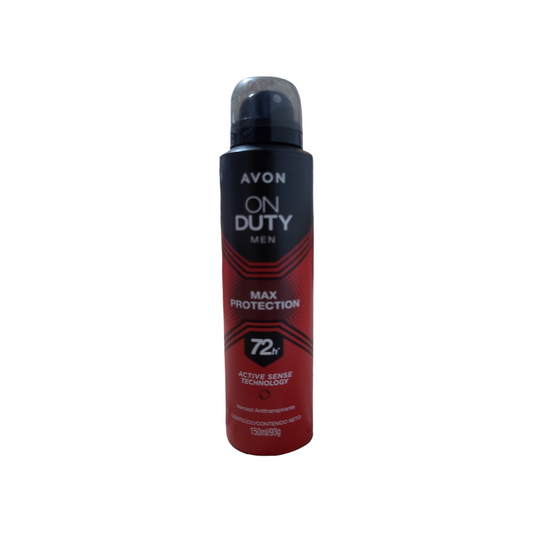 Avon On Duty Men Max Protection 72 Horas Desodorante En Aerosol 150 Ml