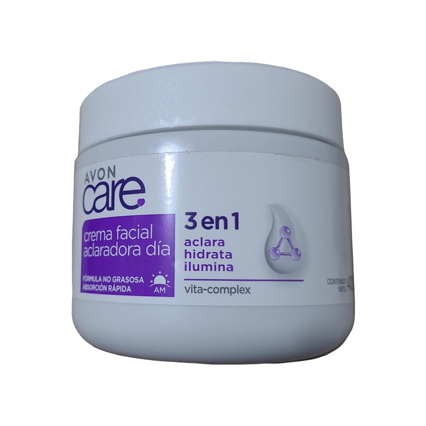 Avon Care Crema Facial Aclaradora Dia 3 En 1 400 G