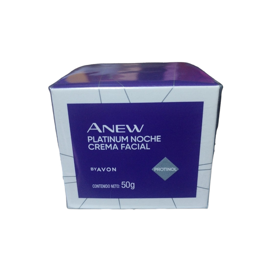 Avon Anew Platinum Noche Crema Facial Protinol 50 G