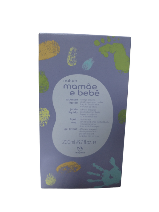 Natura Mamae E Bebe Jabon Liquido 200 Ml