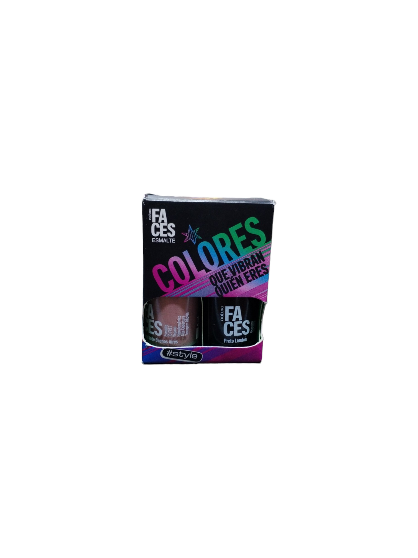 Natura Faces Esmalte Colores 2 Unidades De 6 Ml